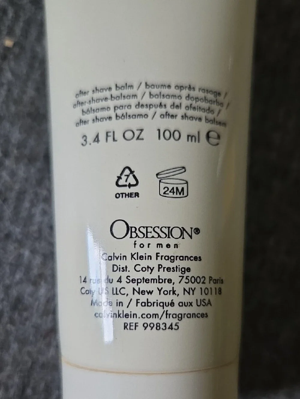 Calvin Klein Obsession for Men After Shave Balm - 3.4 Oz